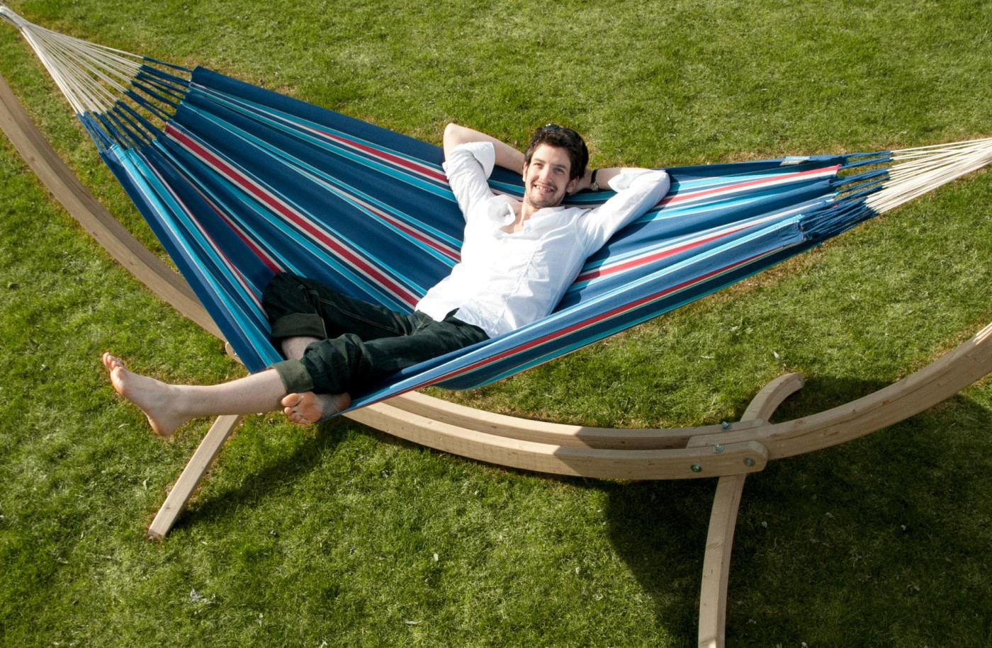 Currambera Blueberry - Cotton Double Classic Hammock | LA SIESTA